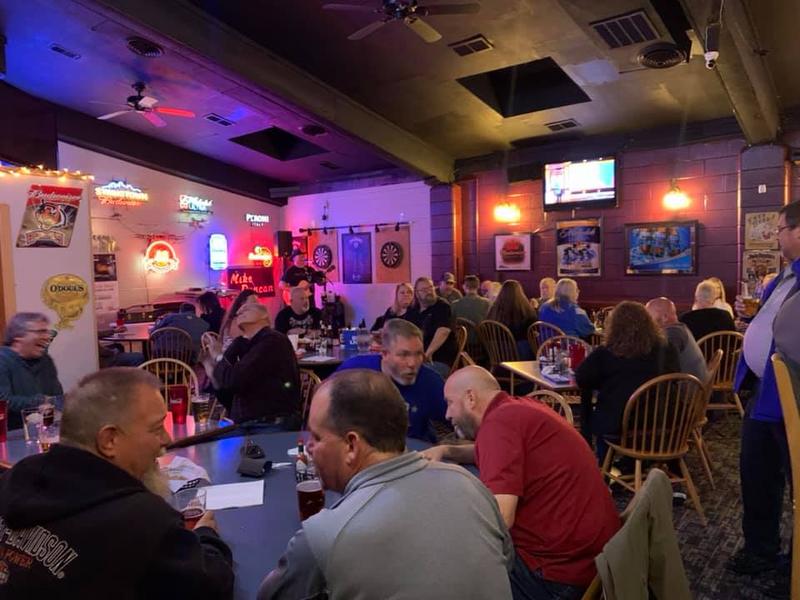 Stringtown Bar packed with customers